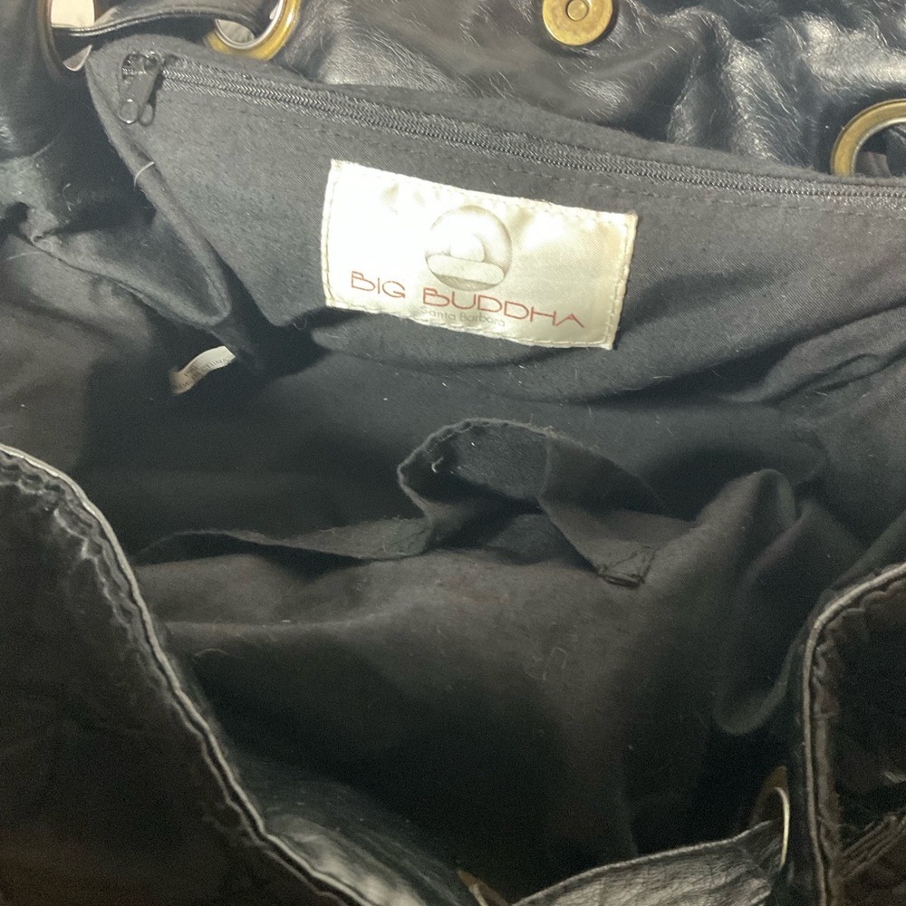 “BIG BUDDHA” Black Soft Sided Quilted Bag. - Picture 10 of 15